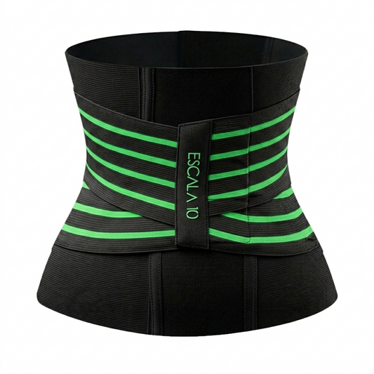 Faja de Compresión E10 — Lime Neon · Compresión 3